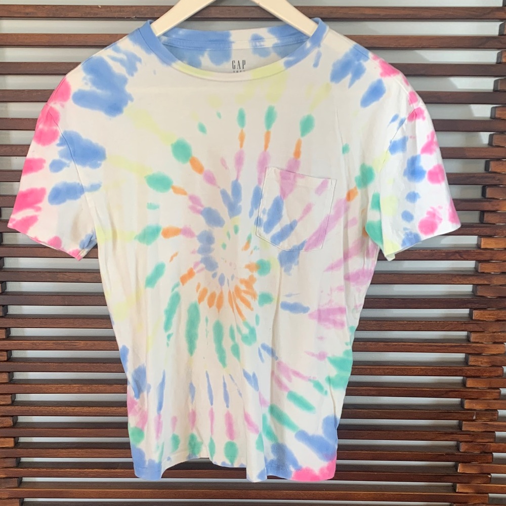 GAP Teen Multicolor Tie-Dye Tee